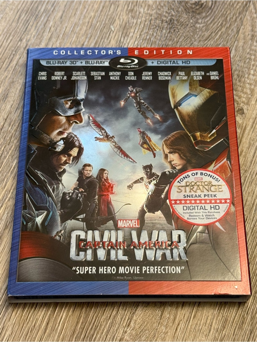 Captain America Civil War BLU-RAY